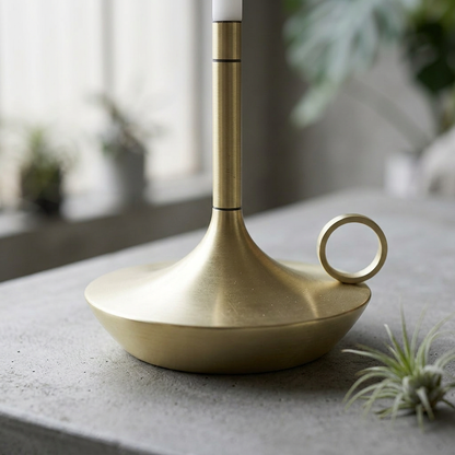 Elara Haus Portable Candlestick Table Lamp