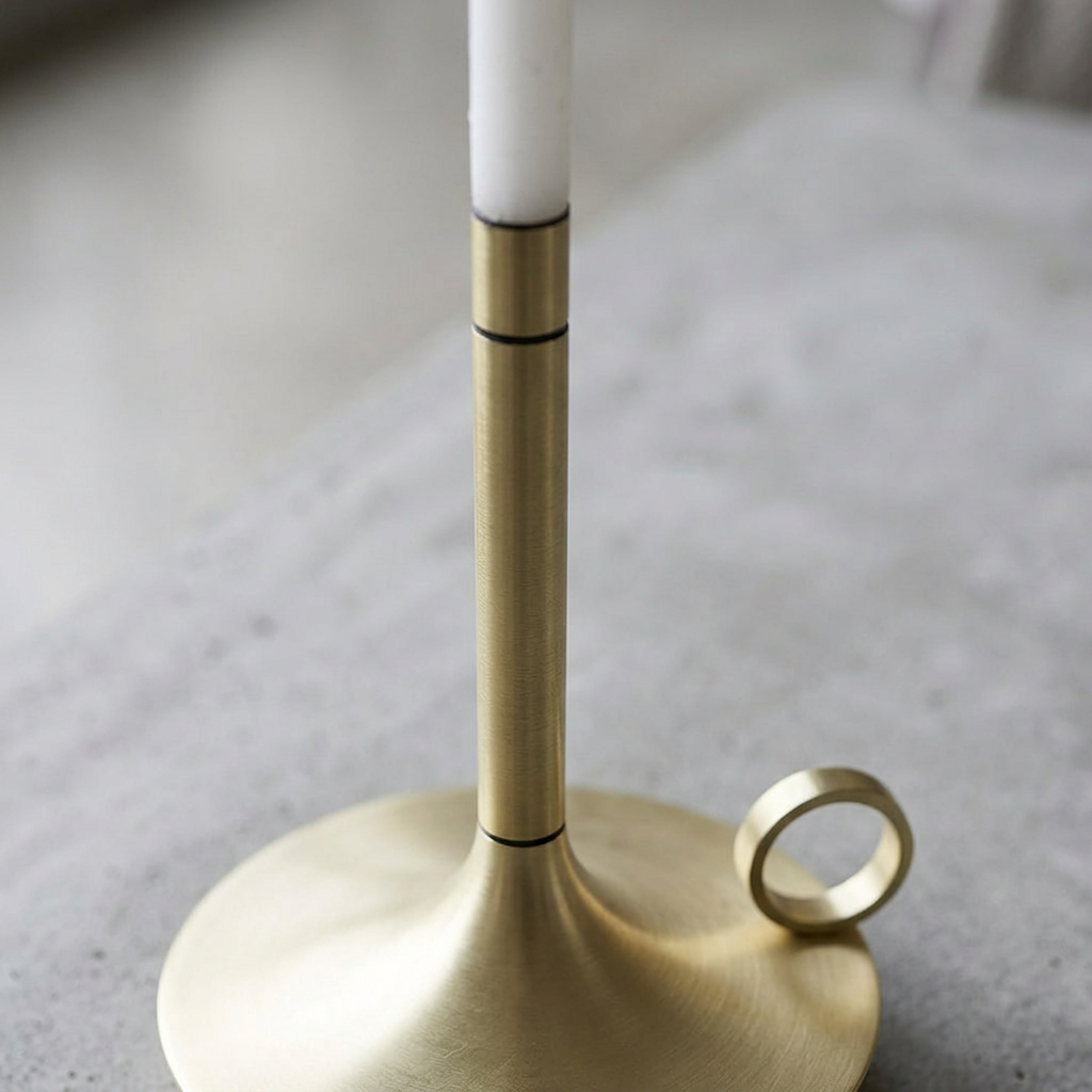 Elara Haus Portable Candlestick Table Lamp