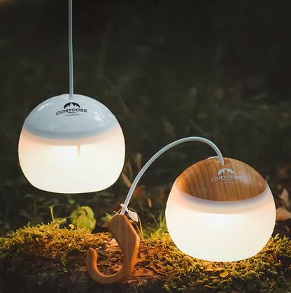 Portable LED camping lamp with handle – outdoor & scandi style 5