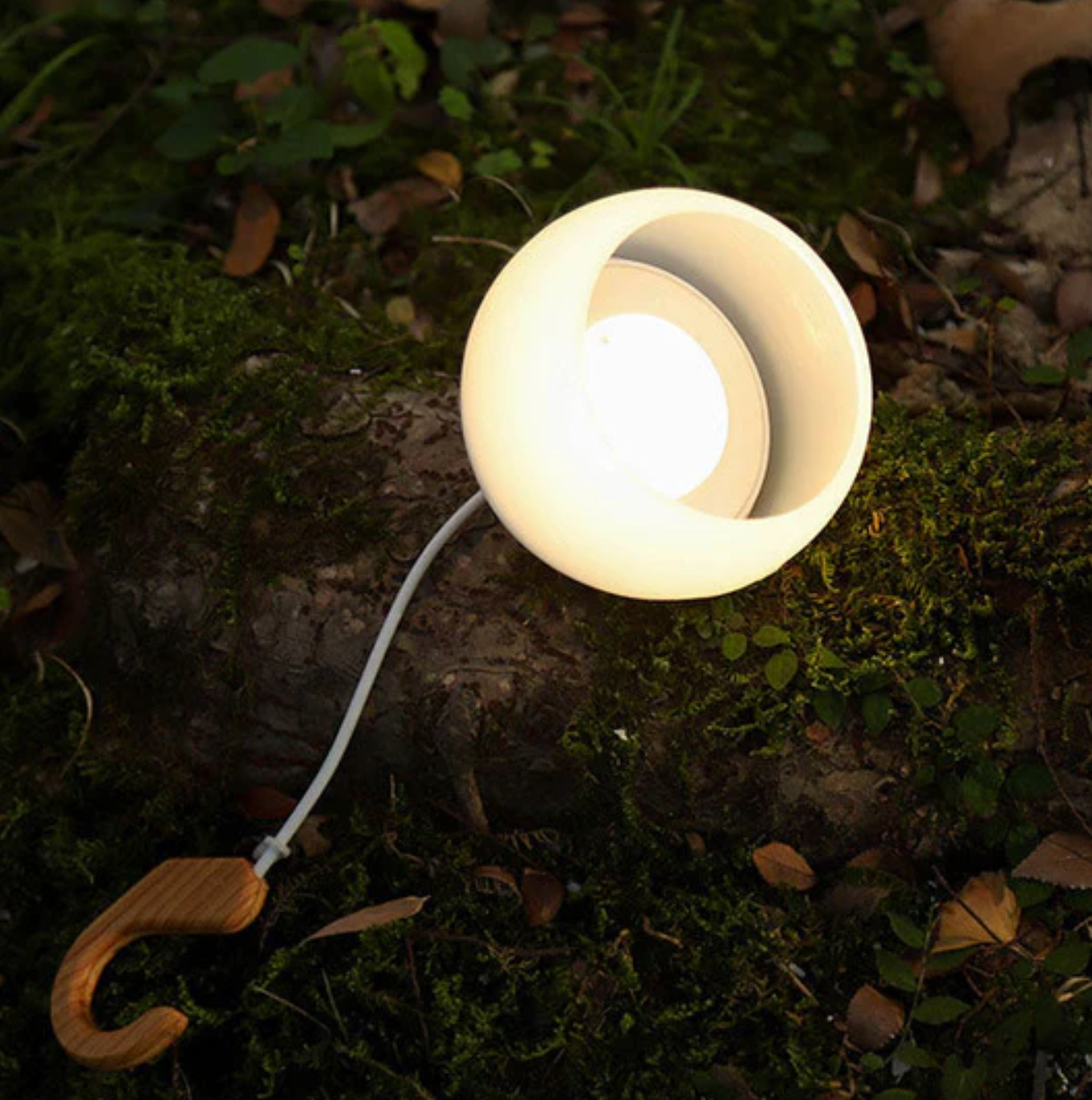 Portable LED camping lamp with handle – outdoor & scandi style 6