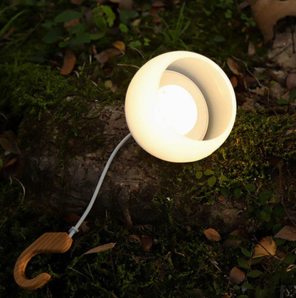 Portable LED camping lamp with handle – outdoor & scandi style 6