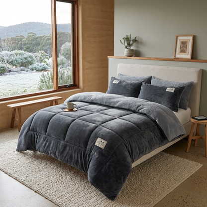 Elara Haus Premium Plush Fleece Winter Quilt