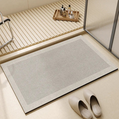 Super Absorbent Bath Mat | Quick-Dry Non-Slip Bathroom Floor Mat 0