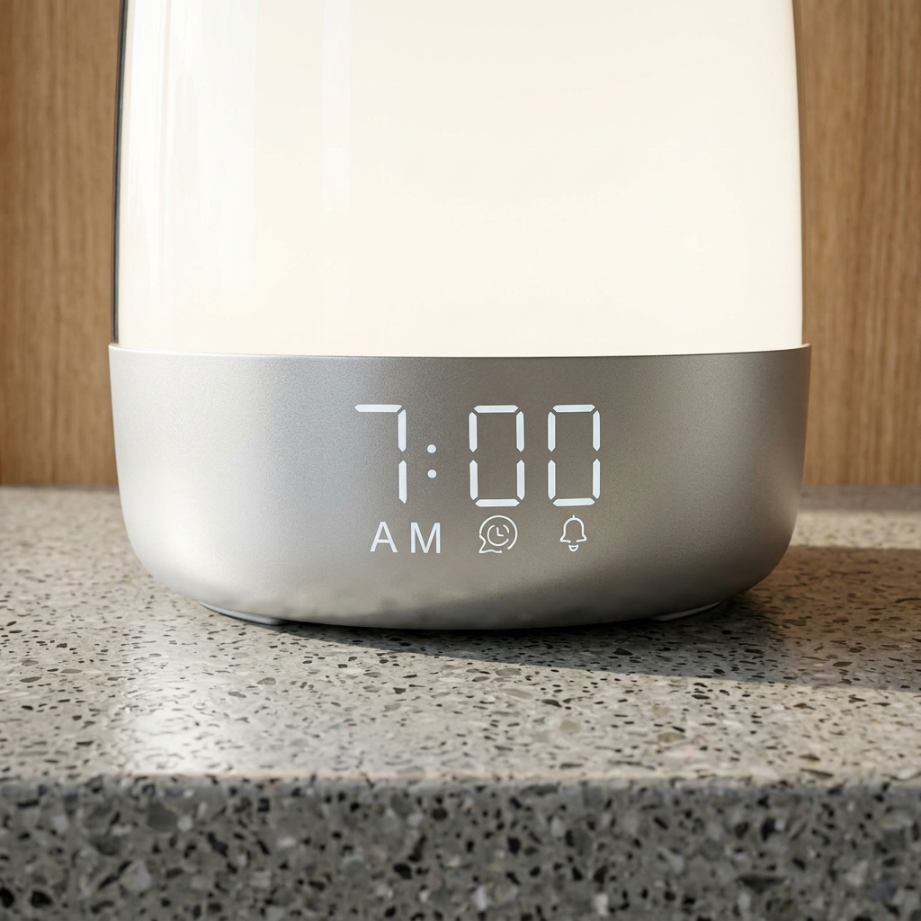 Elara Haus RGB Bedside Touch Lamp Alarm Clock