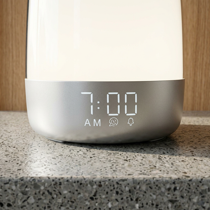 Elara Haus RGB Bedside Touch Lamp Alarm Clock