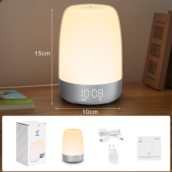 Skanto | Aurora Wake-Up Light | Sunrise & Sunset | USB-C Rechargeable 6