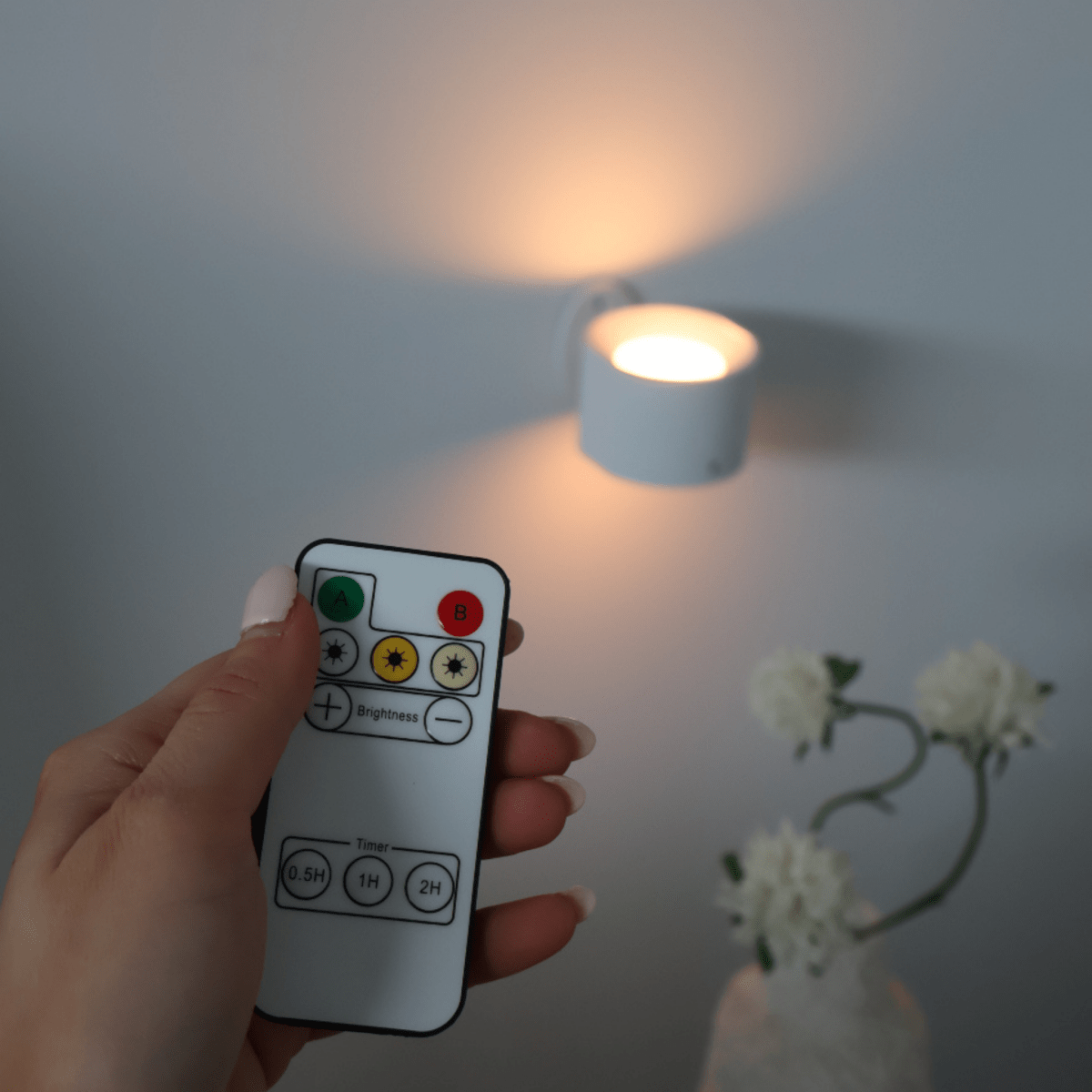 Rechargeable Wireless LED Wall Light – Ambient Lighting with Remote Control 6