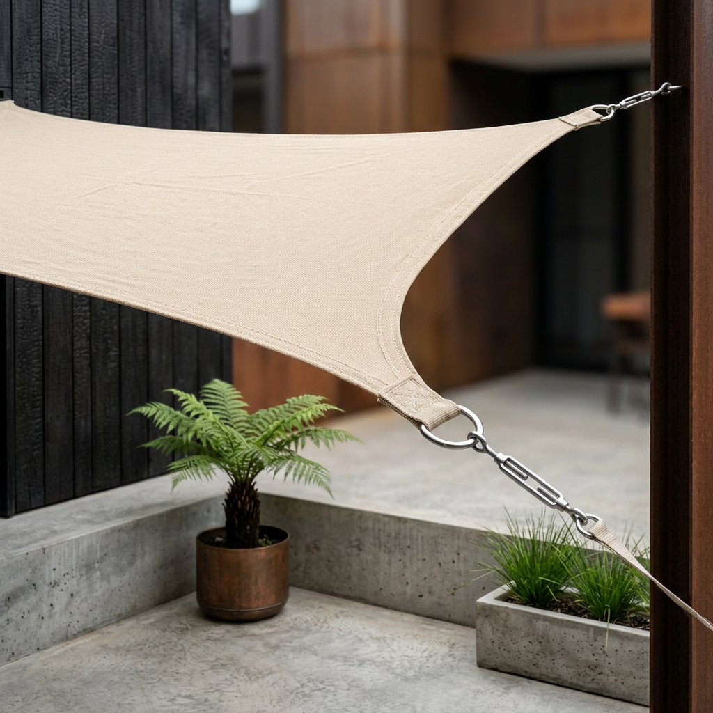 Elara Haus Rectangular Outdoor Sun Shade Sail