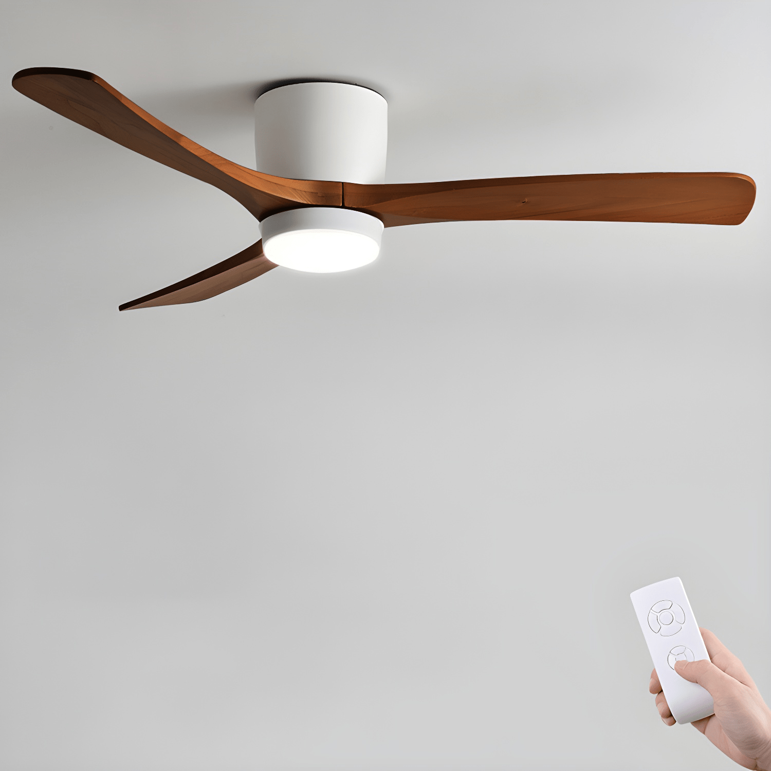 Nordic Wooden Ceiling Fan Light 10