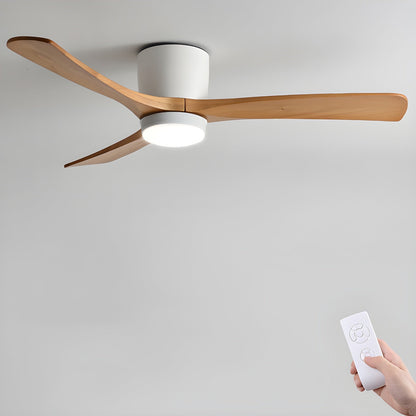 Nordic Wooden Ceiling Fan Light 11