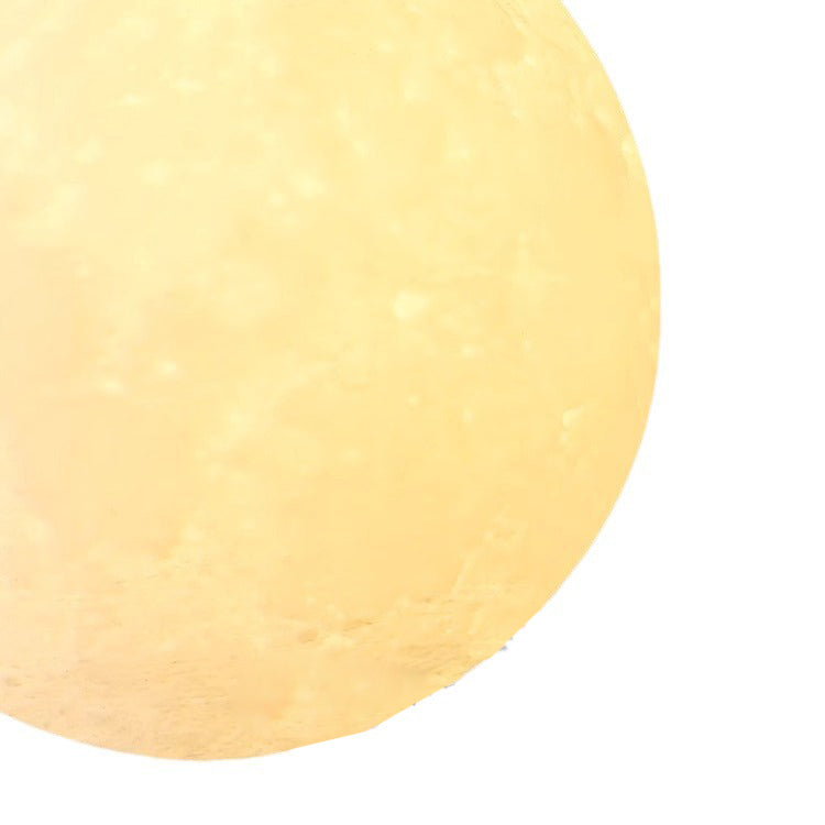 Modern Minimalist Cartoon Kids Moon Cute Animal Bear Rabbit Dog Elephant Sheep Resin Hardware PE 1-Light Pendant Light For Bedroom 8