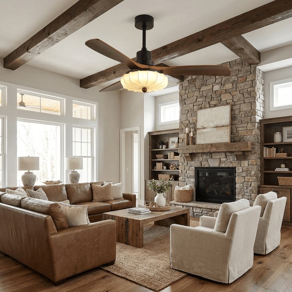 Lotus Bloom Ceiling Fan Light 4