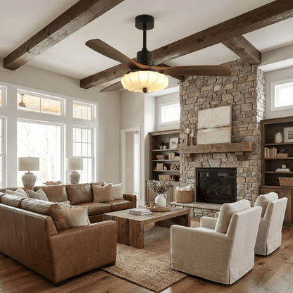 Lotus Bloom Ceiling Fan Light 4