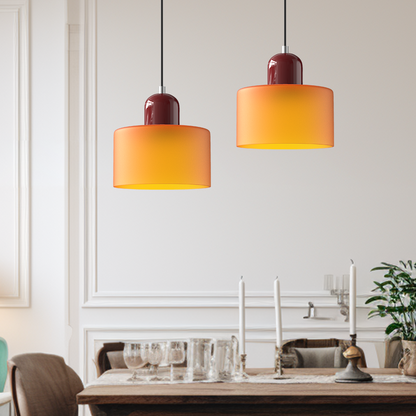 Elara Haus Retro Glass Pendant