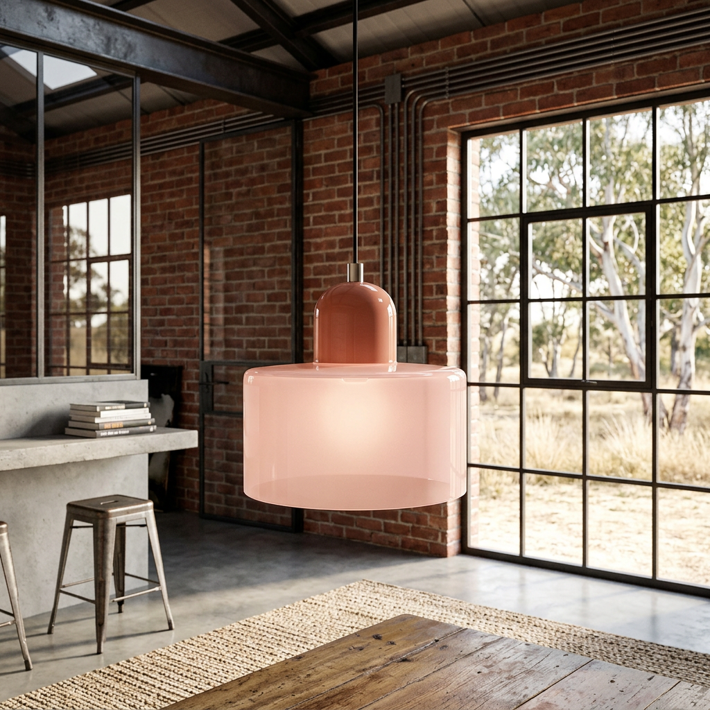 Elara Haus Retro Glass Pendant