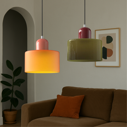 Elara Haus Retro Glass Pendant