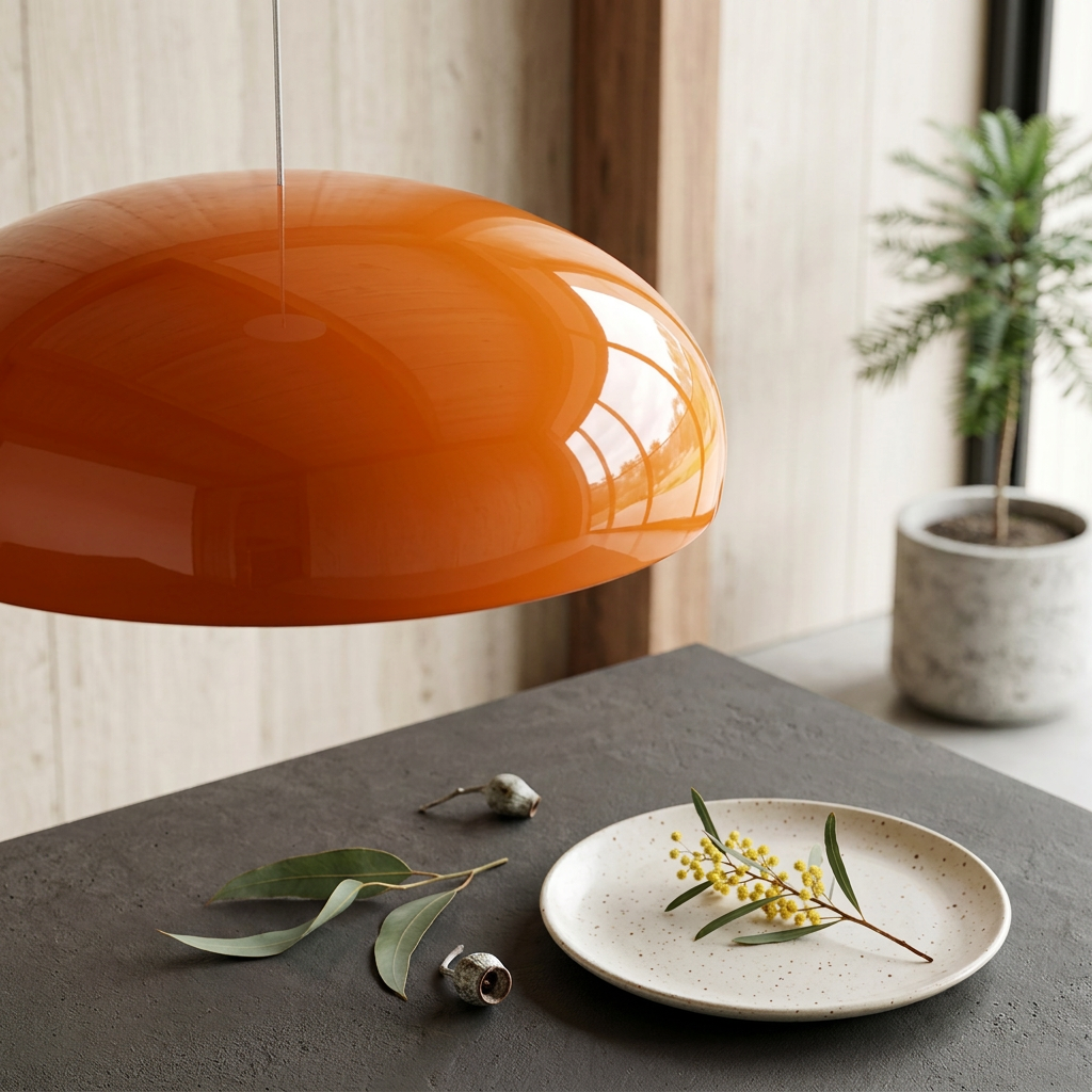 Elara Haus Retro Metal Pendant Light