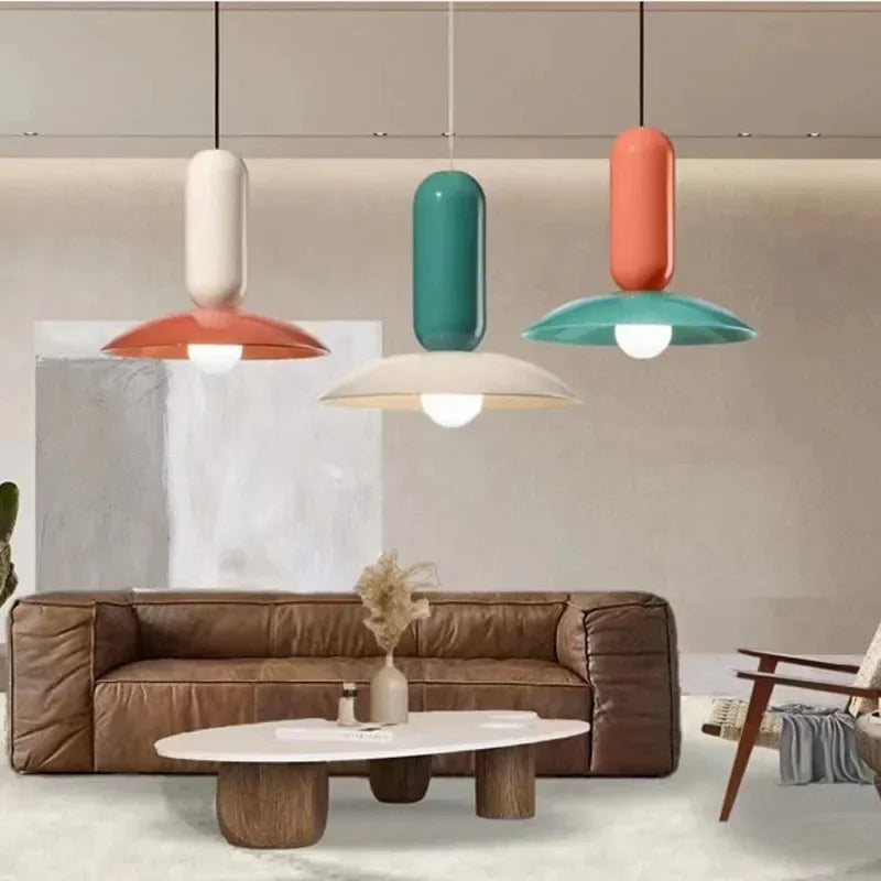 Colorful Pendant Lamp in Retro-Modern Style 1