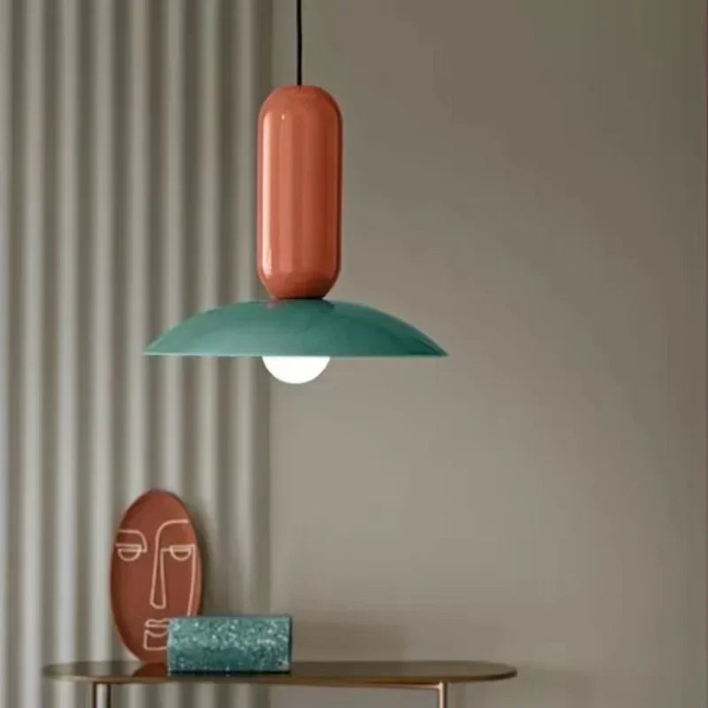 Colorful Pendant Lamp in Retro-Modern Style 3