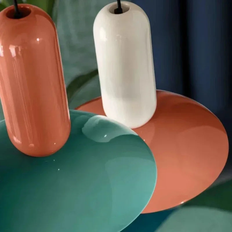 Colorful Pendant Lamp in Retro-Modern Style 4