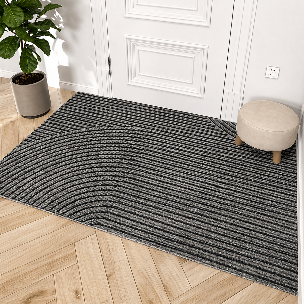 Durable Non-Slip Door Mat | Modern Dirt-Resistant Entry Mat 6