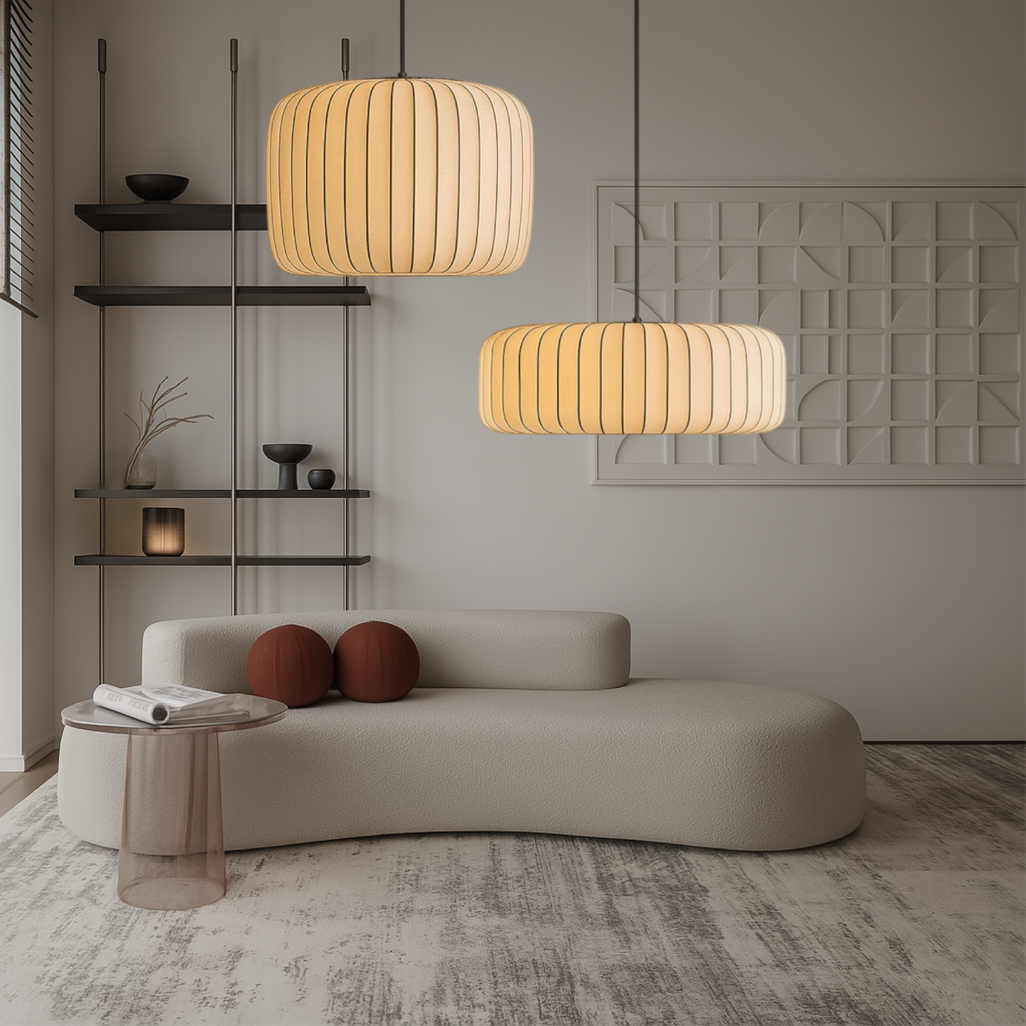 Rendara Silk Pendant Light 2