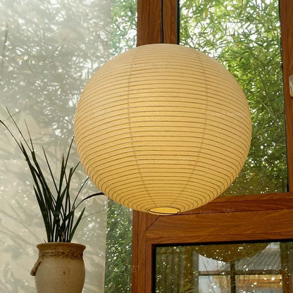 ROUND PAPER LANTERN PENDANT | WHITE RICE PAPER | CL03215 2