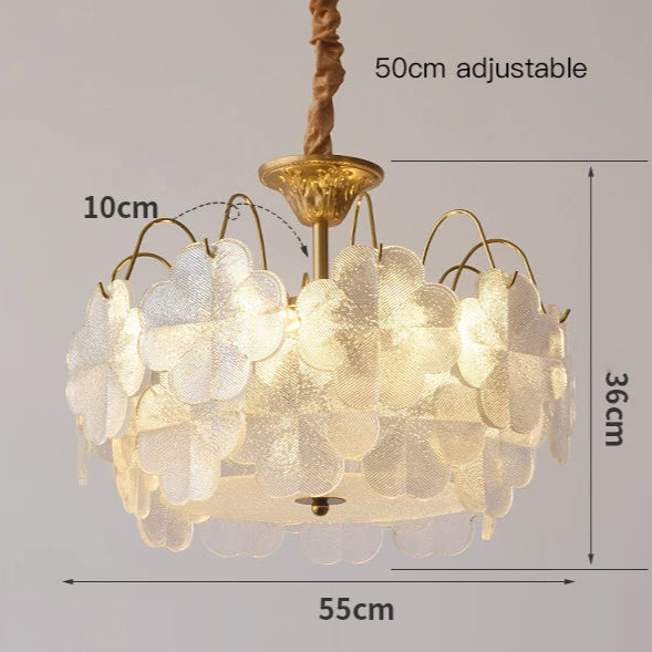 Elegant Floral Style Chandelier Pendant Lamp 8