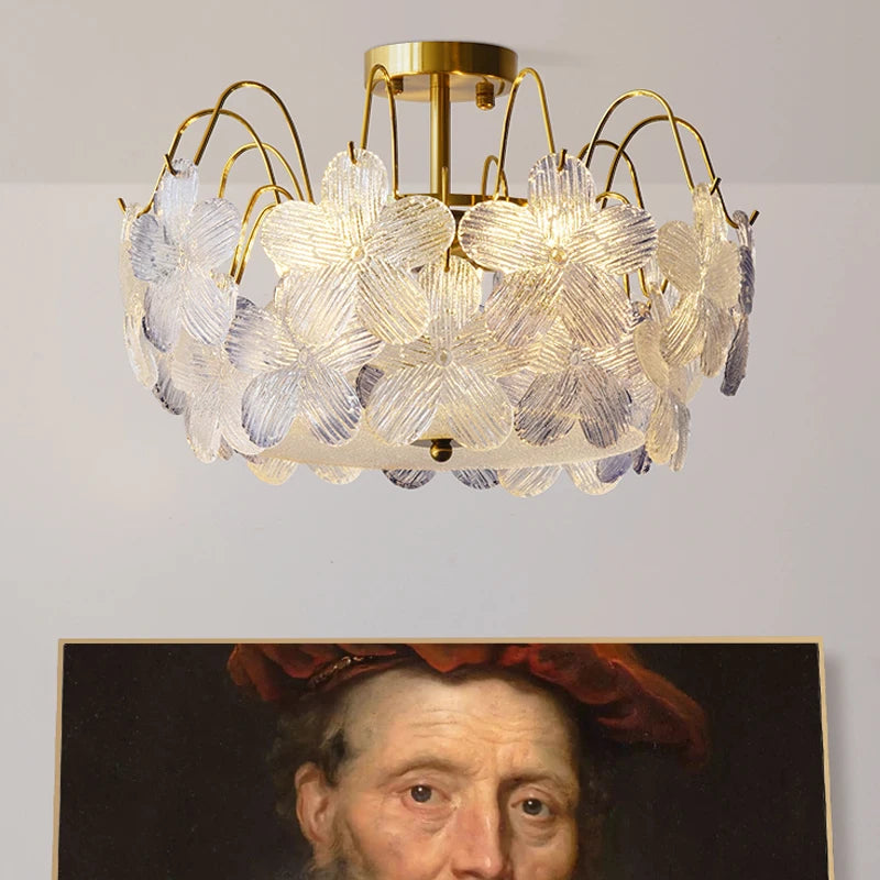 Elegant Floral Style Chandelier Pendant Lamp 2
