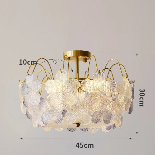 Elegant Floral Style Chandelier Pendant Lamp 6