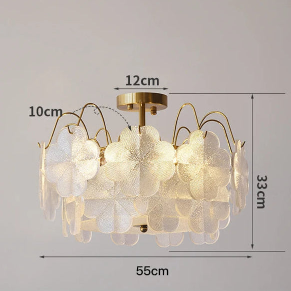 Elegant Floral Style Chandelier Pendant Lamp 7
