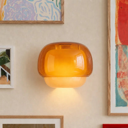 Orvenis Macaron Coloured Glass Wall Light 0