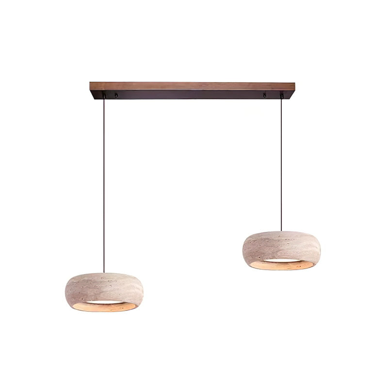 Travertine Drum Pendant Lamp 10