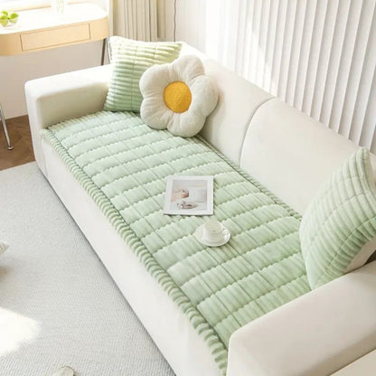 Elara Haus Ruffled Edge Couch Throw - Soft Plush Blanket