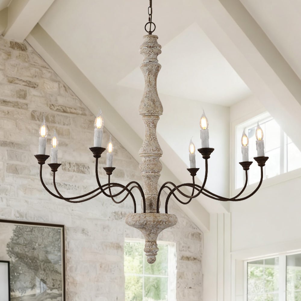 Farmhouse 5-Light Candle Style Chandelier 3