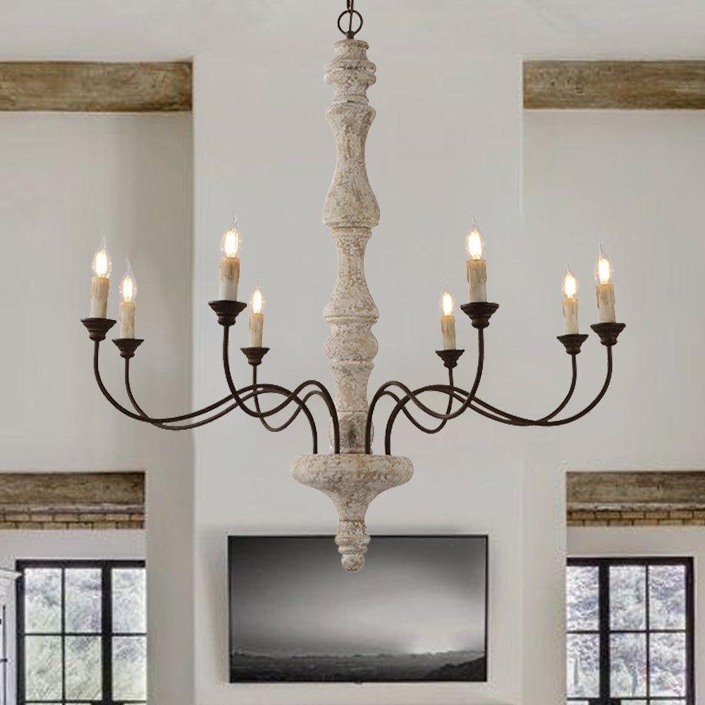 Farmhouse 5-Light Candle Style Chandelier 4
