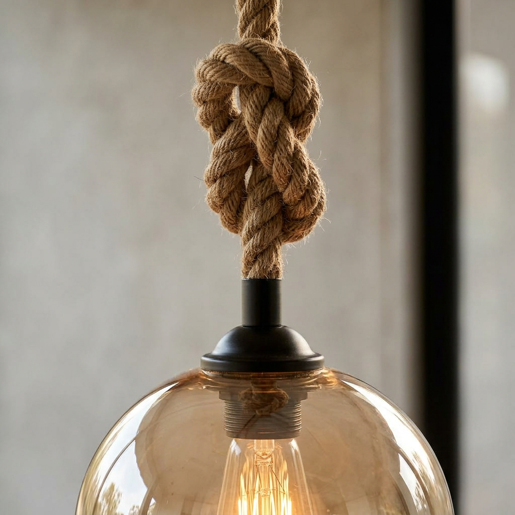 Elara Haus Rustic Globe Ceiling Light