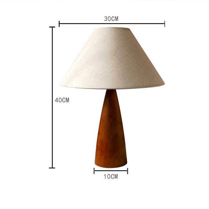 Rowan Retro Solid Wood Table Lamp 6