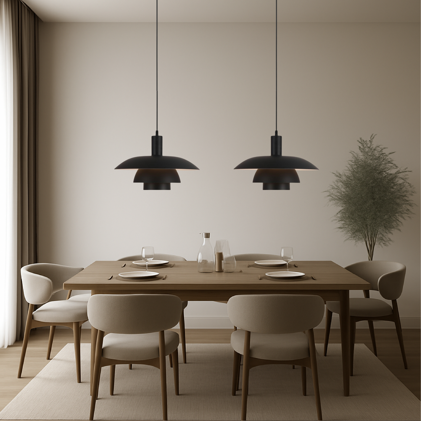 Elara Haus Scandi Cone Light