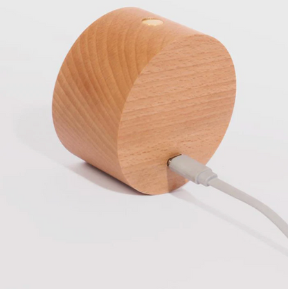 Wooden LED wall lamp with magnet and adjustable angle – a modern wall lamp 6