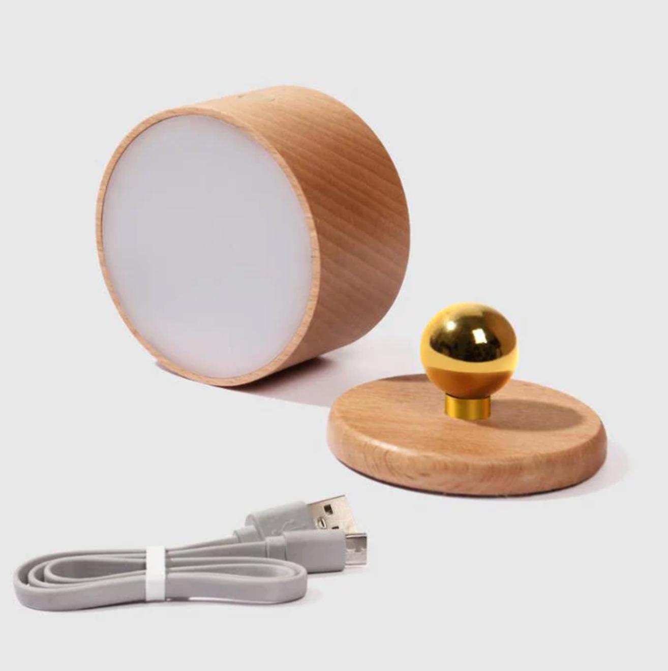 Wooden LED wall lamp with magnet and adjustable angle – a modern wall lamp 7