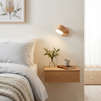 Elara Haus Scandi-Style Rotating LED Wall Light