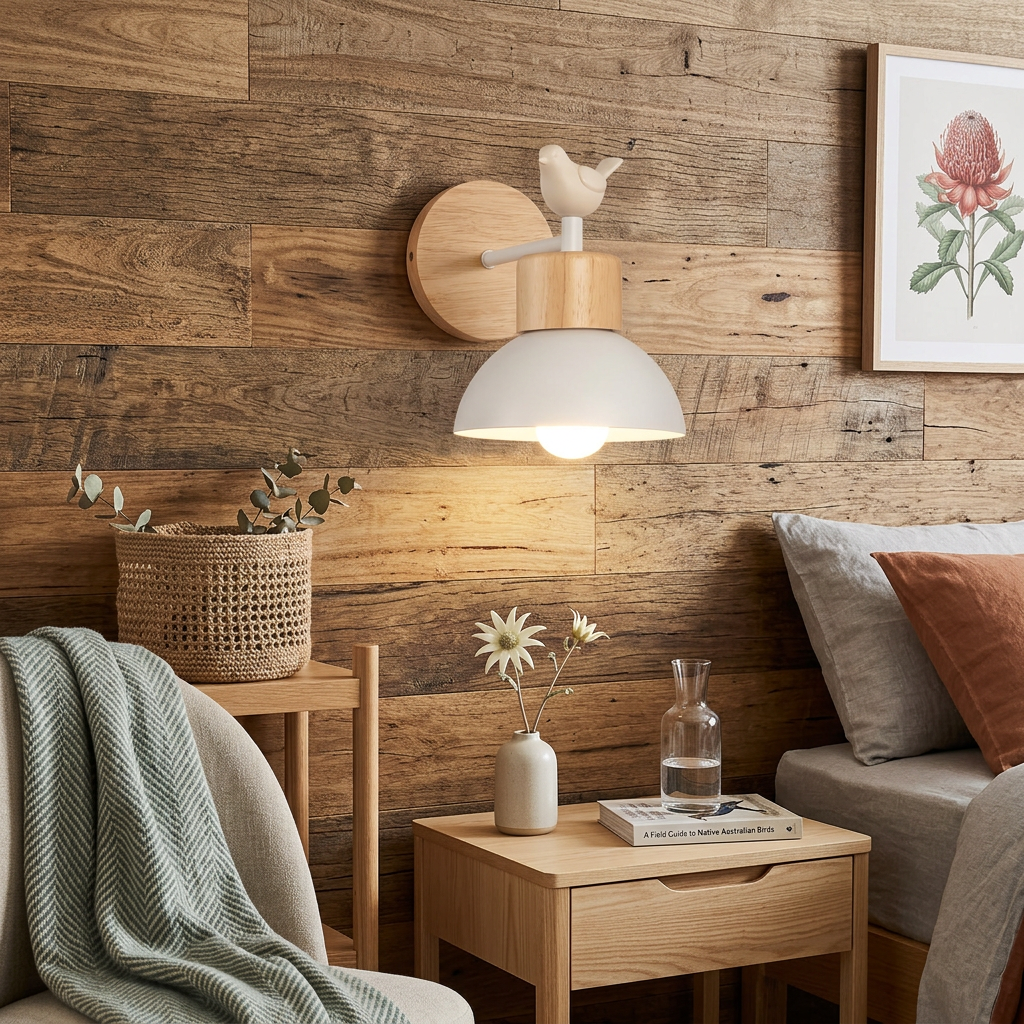 Elara Haus Scandinavian Nature-Inspired Wall Lamp