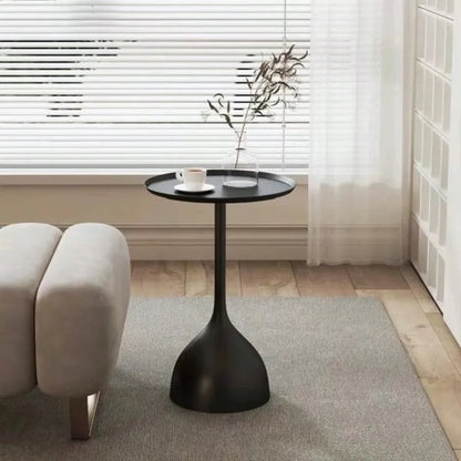 Valessia - Scandinavian Round Metal Side Table 1