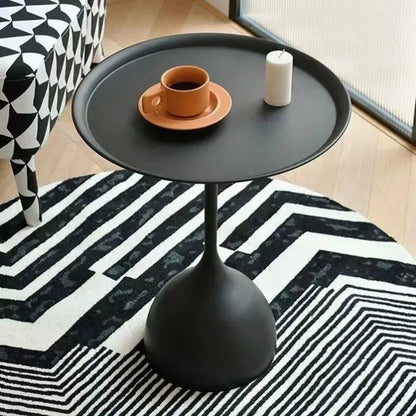 Valessia - Scandinavian Round Metal Side Table 2