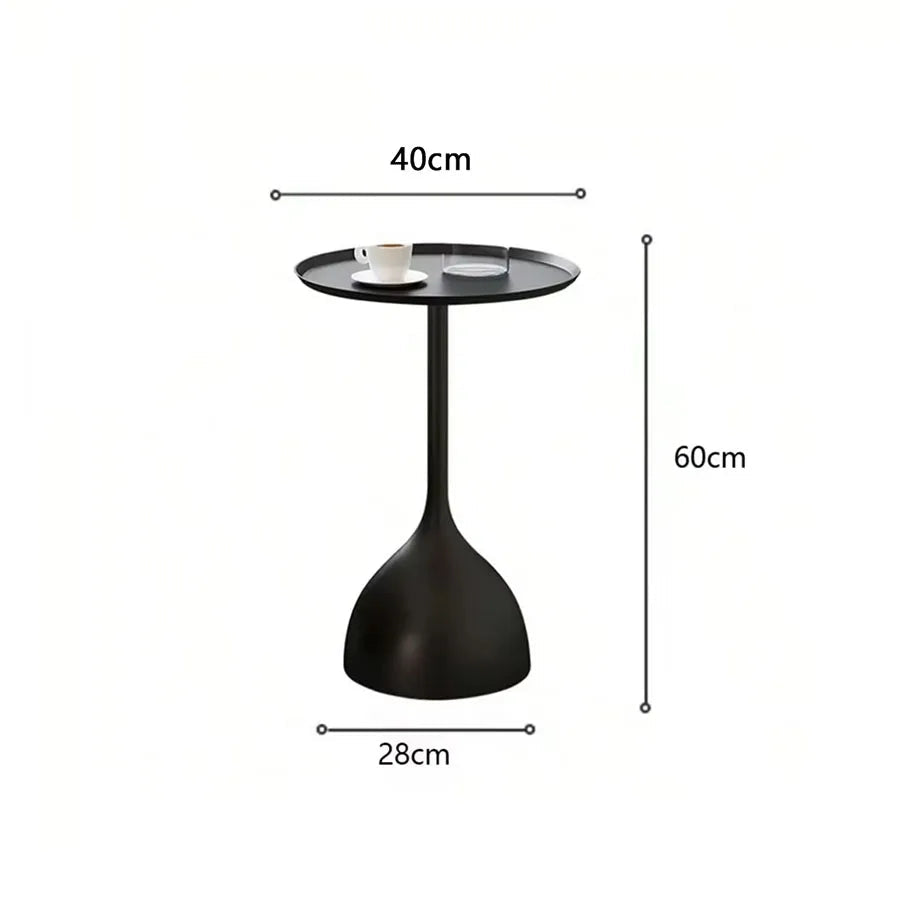 Valessia - Scandinavian Round Metal Side Table 4