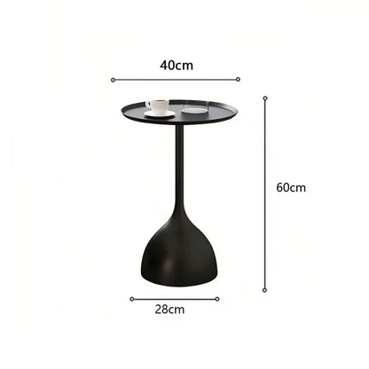 Valessia - Scandinavian Round Metal Side Table 4