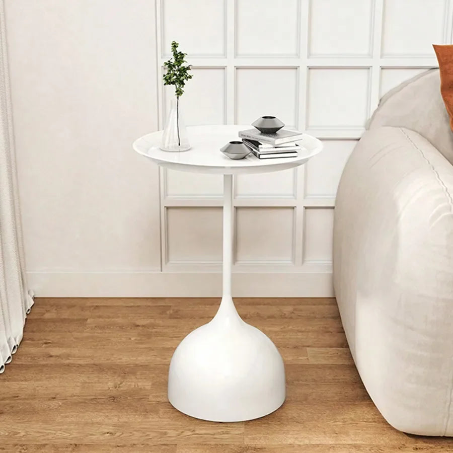 Valessia - Scandinavian Round Metal Side Table 5
