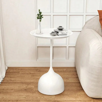 Valessia - Scandinavian Round Metal Side Table 5