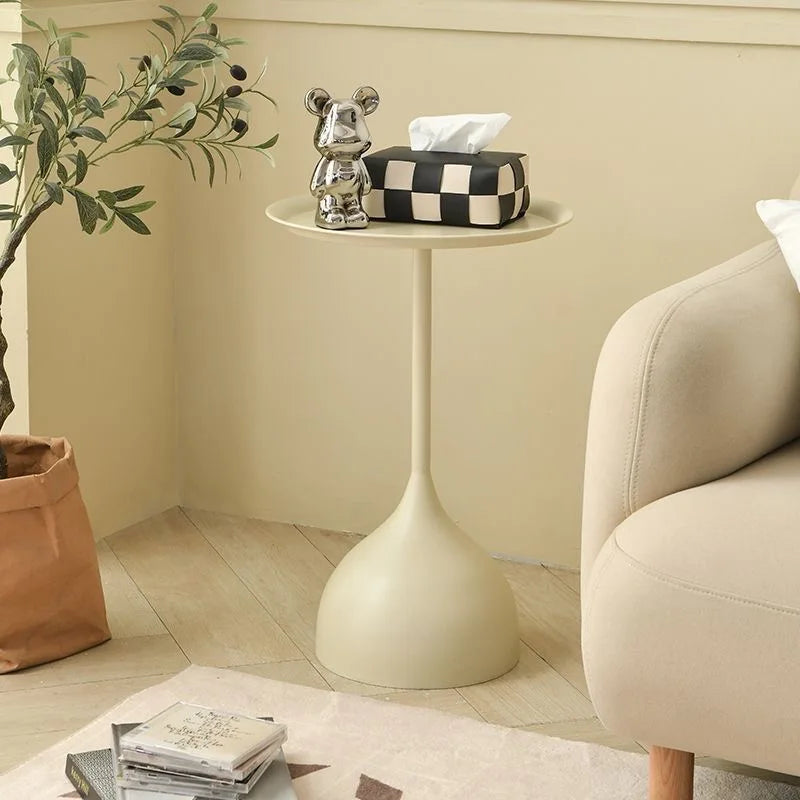 Valessia - Scandinavian Round Metal Side Table 6